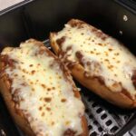 Air Fryer Chili Cheese Dogs