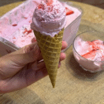 0-Point Strawberry Ice Cream