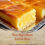 Two-Ingredient Lemon Bars