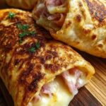 Air Fryer Hot Chicken Ham and Cheese Wraps | Crispy, Melty, and Delicious