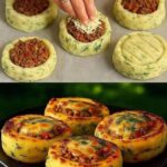 Stuffed Mashed Potato Nests