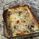 Weight Watchers vegetable egg tortilla bake