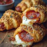 Mozzarella Pepperoni Croissant