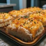 Low Carb Crab Stuffed Cheddar Bay Biscuits.