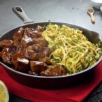 Garlic Butter Steak Bites with Zucchini Noodles
