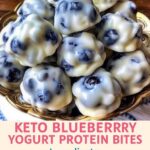 Keto Blueberry Yogurt Protein Bites