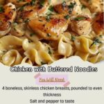 Chicken with Buttered Noodles