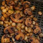 The Best Air Fryer Mushrooms and Onions Recipe
