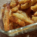 Weight Watchers’ Baked Garlic Parmesan Potato Wedges.