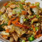 Weight Watchers Chinese Chicken Cabbage Stir-Fry