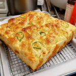Keto Cheddar Jalapeño Mini Focaccia