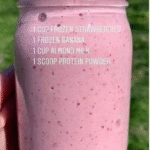 Low-Point Strawberry Banana Protein Smoothie