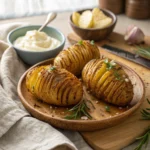 Air Fryer Hasselback Potatoes