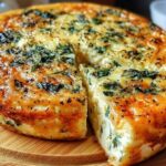 Cottage Cheese & Spinach Crustless Quiche