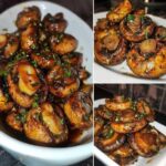 Air Fryer Garlic Butter Protein Powerhouse Mushrooms