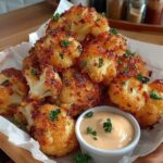 How delicious is that, crispy cauliflower from the oven