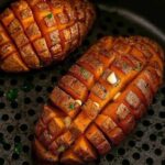Air Fryer Blooming Sweet Potatoes