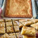 Keto Cream Cheese Sticky Cake Bars