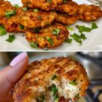Keto Cheesy Chicken Fritters (Juicy, Golden & Low-Carb)