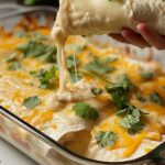 Low-Carb White Chicken Enchiladas