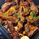 Air fryer steak fajitas