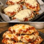 3-Ingredient Air Fryer Cheesy Mozzarella Chicken