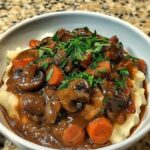 Vegan Mushroom Bourguignon