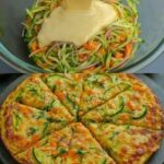 Vegan Zucchini & Carrot Crustless Veggie Pizza