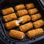 3-Ingredient Air Fryer Mozzarella Bites (Crispy Outside, Melty Inside)