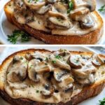 Creamy Mushroom Toasts