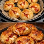 Air Fryer Pizza Bombs