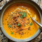 Vegan Sesame Carrot Soup