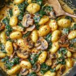 Vegan Mushroom & Spinach Gnocchi