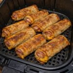 3-Ingredient Air Fryer Ham & Cheese Roll-Ups