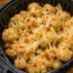 4-Ingredient Air Fryer Cheesy Cauliflower