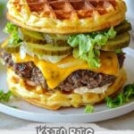 Keto Big Mac Chaffle