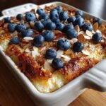Blueberry Almond Breakfast Casserole