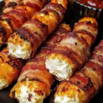 Keto Bacon-Wrapped Cheese Sticks
