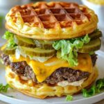 Keto Big Mac Chaffle
