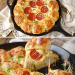 Keto Pepperoni Pull-Apart Bread