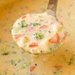 Cooker Potato Broccoli Cheddar Soup