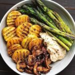 Charred asparagus