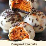 Keto Pumpkin Oreo Balls