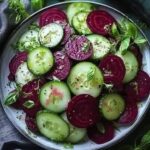 Fresh Cucumber and Beet Salad