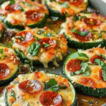 Vegan Zucchini Pizza Bites