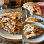Air Fryer Cheesy Pizza Quesadillas (Easy Family Favorite)