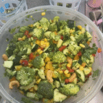 RAW rainbow salad