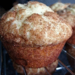 Vegan snickerdoodle muffin