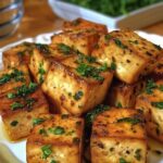 Lemon Garlic Roasted Tofu