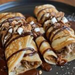 Keto Snickers Crepes